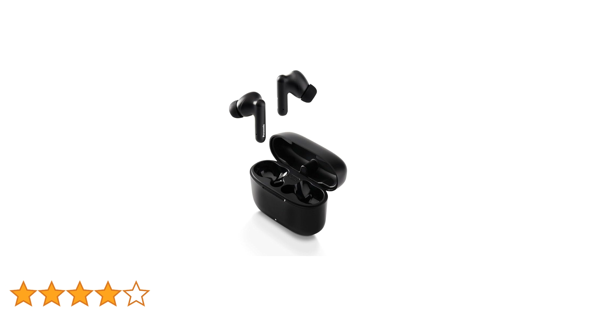 Panasonic RZ-B110WDE-K Wireless Earbuds, Bluetooth 5.3, with